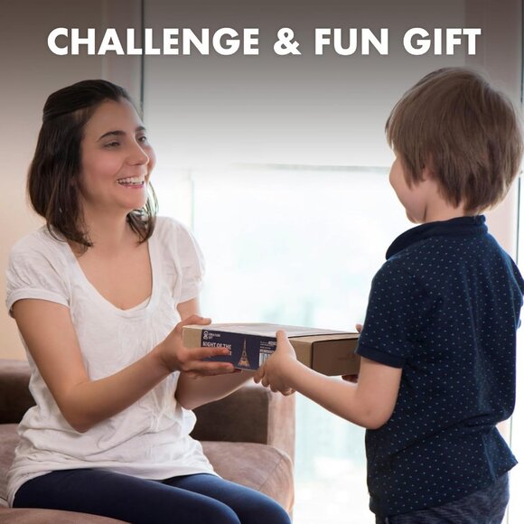 🆕 Wooden Eiffel Tower Craft Kit Model Building LED Light Architecture Toy Set - Picture 8 of 9